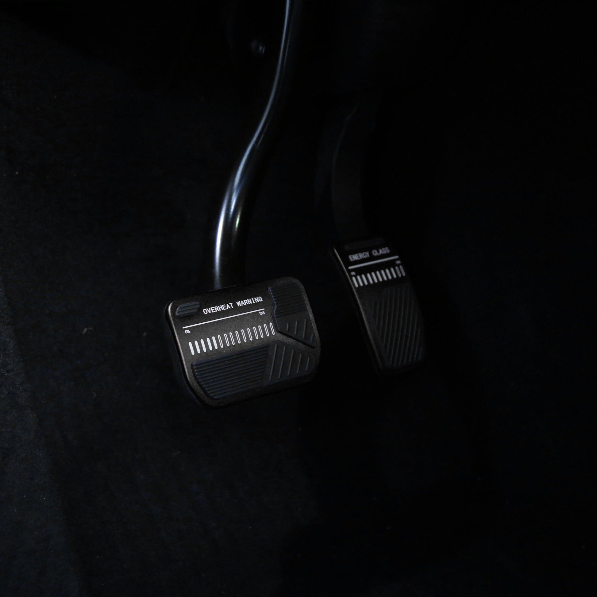 black Anti-Slip Accelerator Brake Pedal Cover suitable