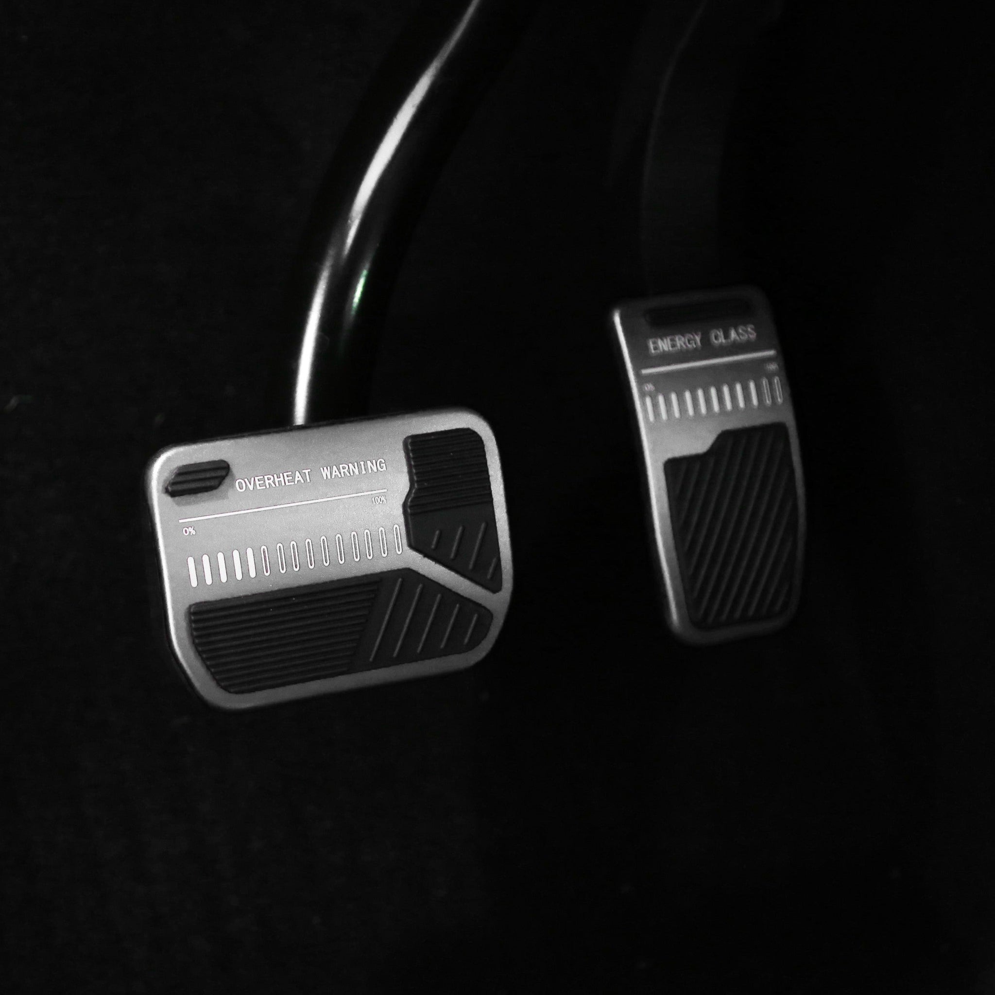 Grey Anti-Slip Accelerator Brake Pedal Cover suitable