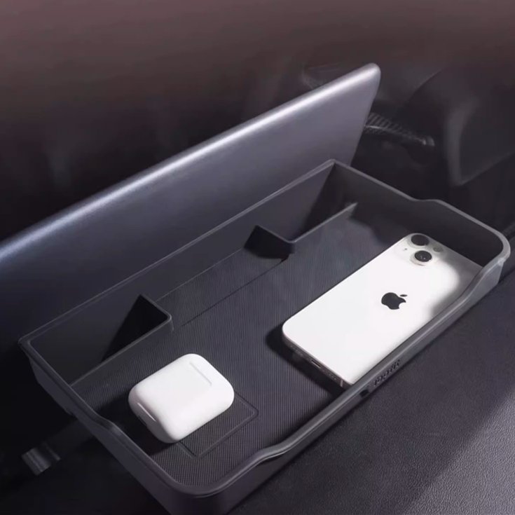 Tesla 3 Rear Screen Storage Rack Behind Screen Storage Box for Tesla Model 3/Y – aptesl
