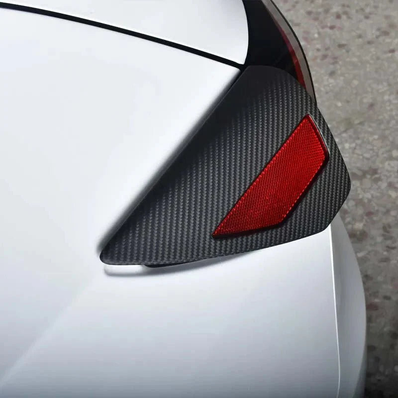 Glossy Carbon Fiber Charging Port Protective Cover
