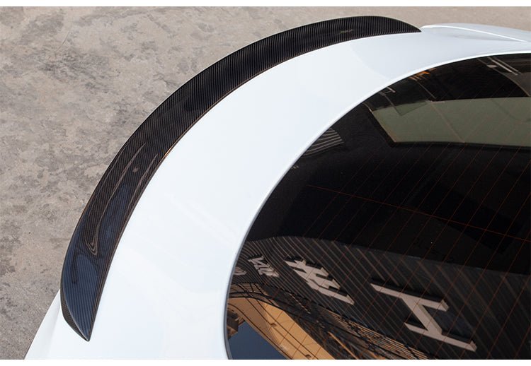 Carbon Fiber Rear Trunk Spoiler Blade Performance Style for Tesla Model S