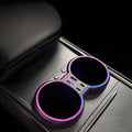 Console Cup Holder Expansion Dock with Lighting for Tesla Model 3