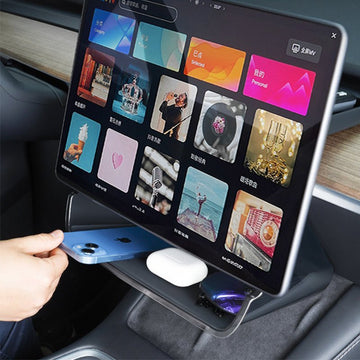 Center Console Organizer Under Screen Storage for Model 3 Highland & New Model Y