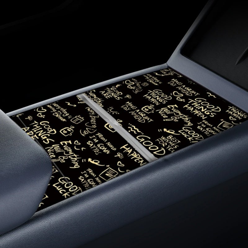 Quality Control Sticker Tesla Center Control Panel Trim Sticker for Tesla Model 3 Highland – aptesl