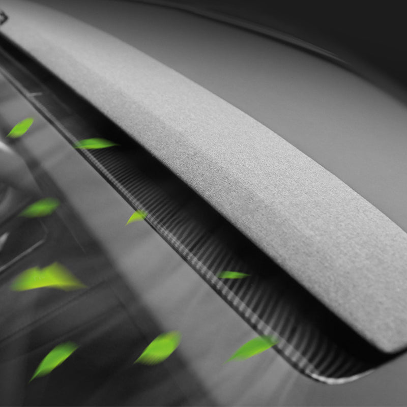 Glossy Fiber Centre Dashboard Air Vent Trim Cover for Model 3 Highland