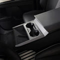 Glossy Dry Carbon Fiber Center Console Cup Holder for Cybertruck
