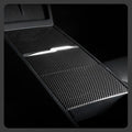 Glossy Dry Carbon Fiber Panel Console Wrap For Tesla New Model Y