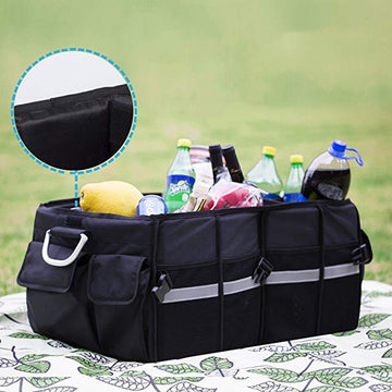 Durable Collapsible Trunk Organizer Cargo Storage for Tesla Model 3