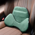 Green Ergonomic All Weather Alcantara Lumbar Support Pillow