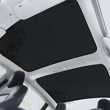 Front Rear Glass Roof Sunshade for Tesla Model 3