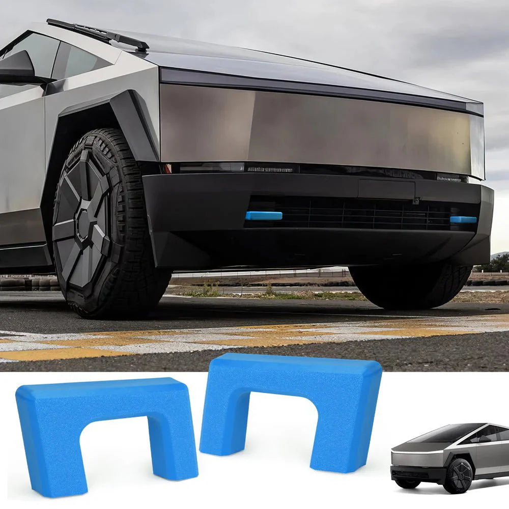 Blue Front Tow Hook Covers for Cybertruck 