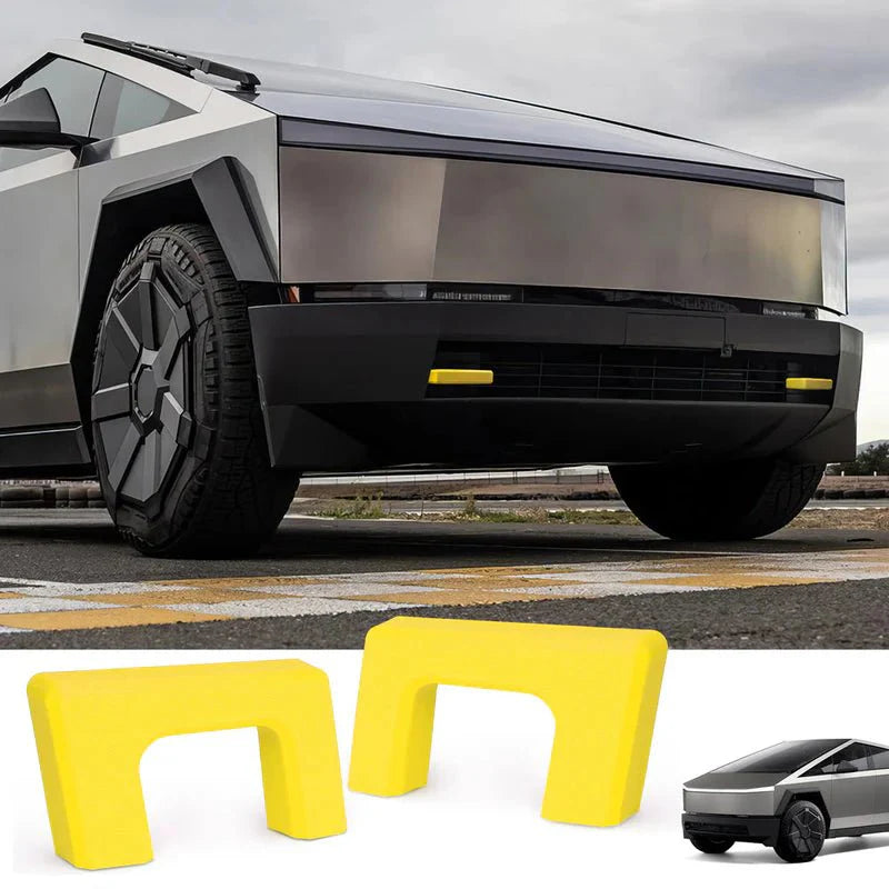 yellow Front Tow Hook Covers for Cybertruck 