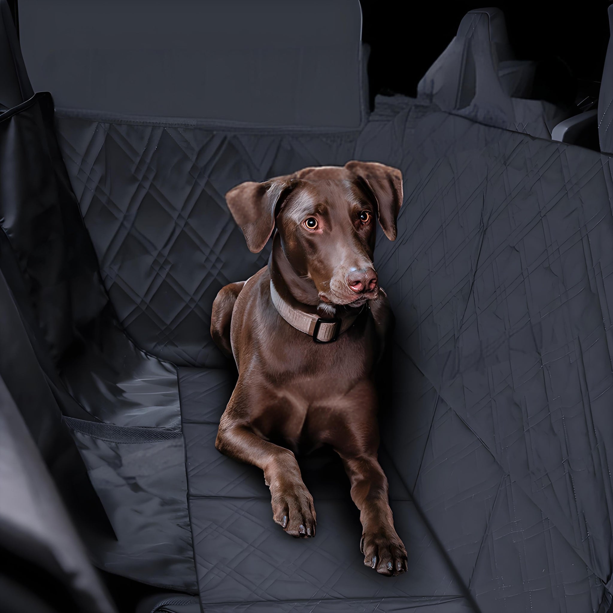 Full-Cover Rear Dog Seat Cover for Cybertruck