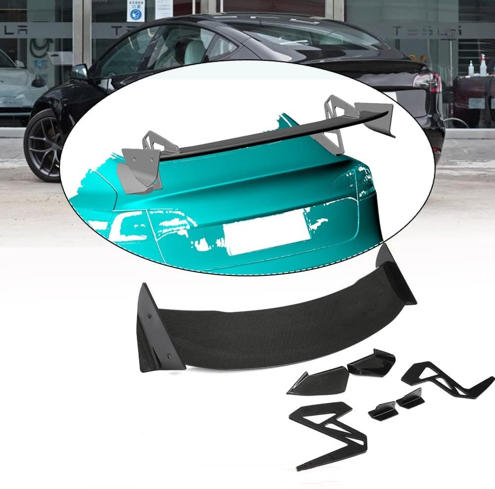 Dry Carbon Fiber Rear Trunk Spoiler for Tesla Model 3 2017-2023