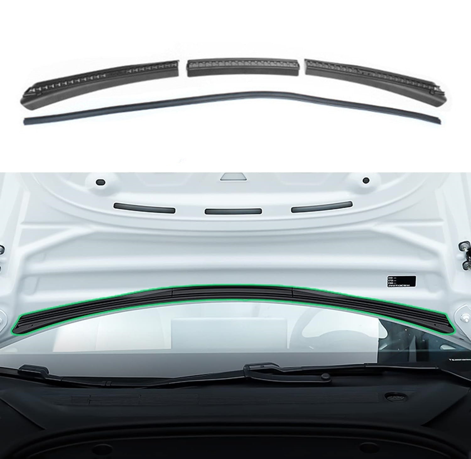 Hood Weather Strip for Tesla Model 3 2017-2023.10