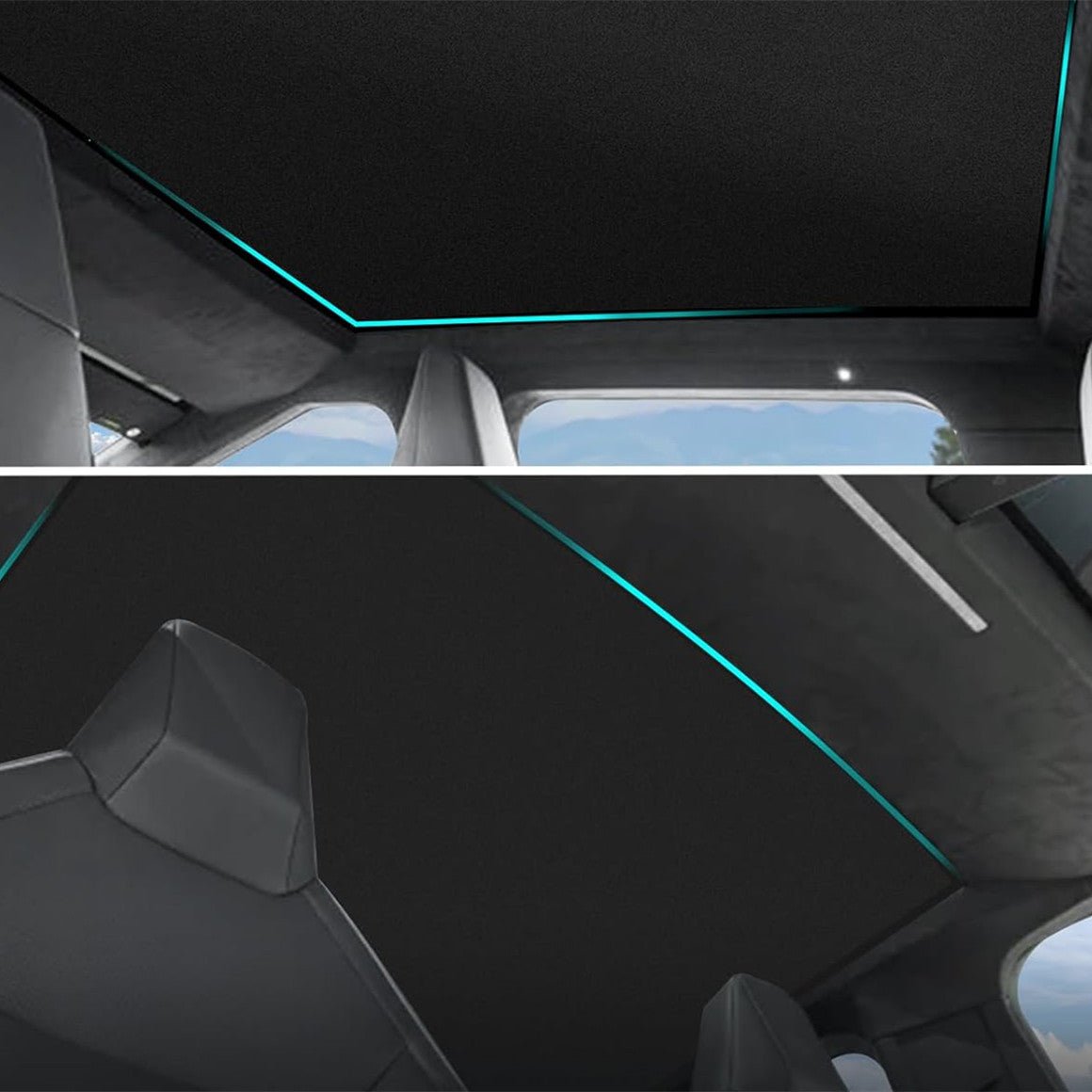 Black Ice Shield Sunshade for Cybertruck