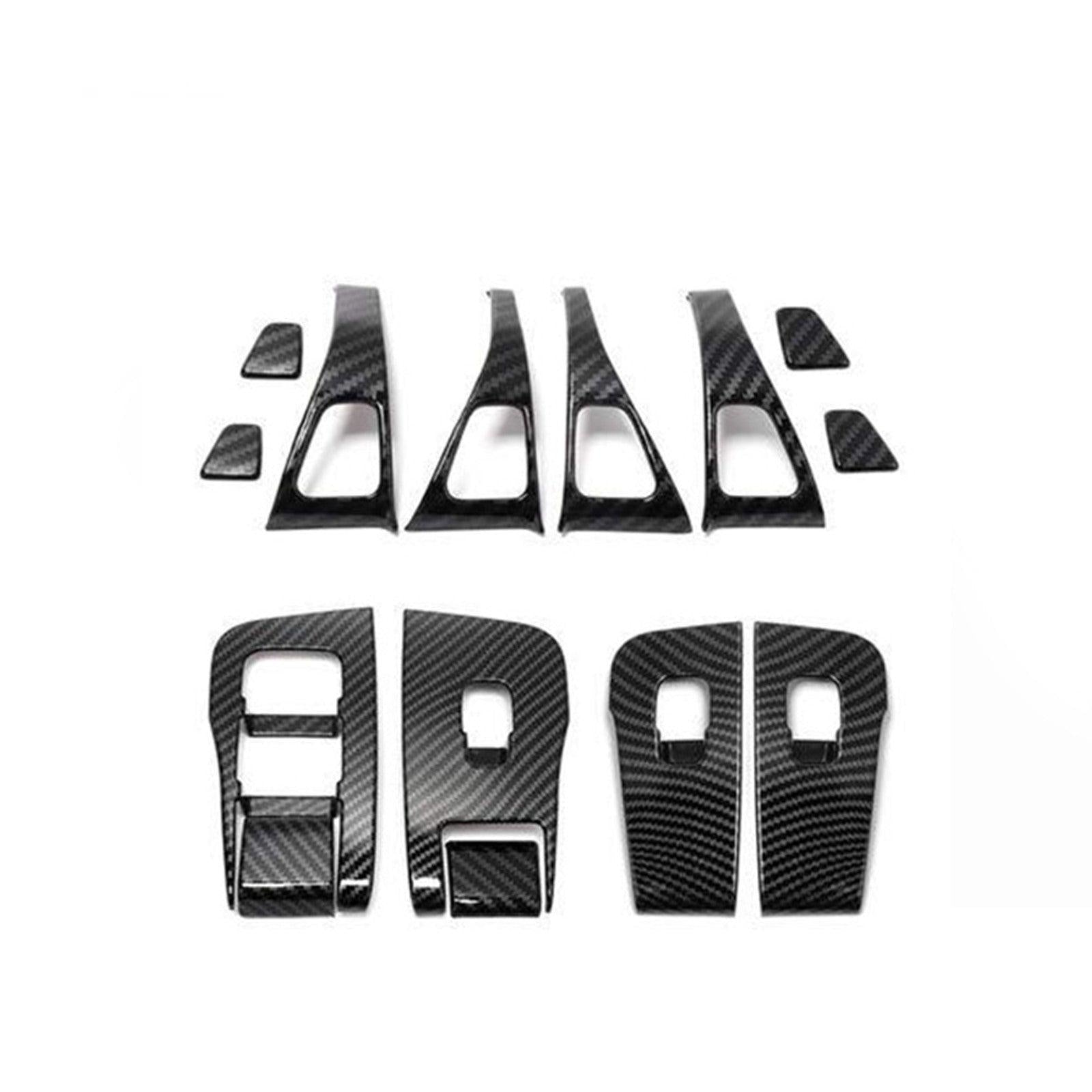 Inner Window Switch ABS Cover for Left-Hand-Drive Tesla Model 3