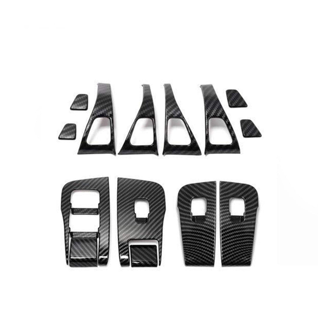 Inner Window Switch ABS Cover for Left-Hand-Drive Tesla Model 3