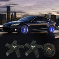 Blue LED Wheel Hub Light Caps For Tesla Model 3