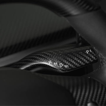 APTESL Model 3 / Y Stalks Turn Signal Cover - Dry Carbon Fiber Interior Mods