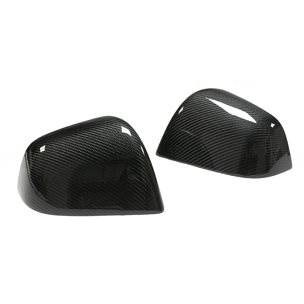 Real Carbon Fiber Mirror Covers replacement for Tesla Model Y 2020-2025
