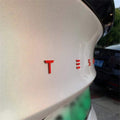 Tailgate Red Lettered Rear Logo Replacement For Tesla Model 3/Y