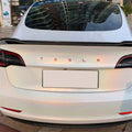 Tailgate Red Lettered Rear Logo Replacement For Tesla Model 3/Y