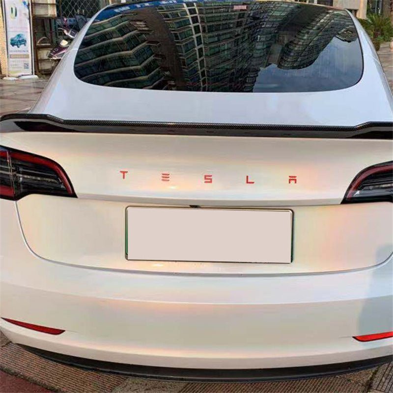 Tailgate Red Lettered Rear Logo Replacement For Tesla Model 3/Y