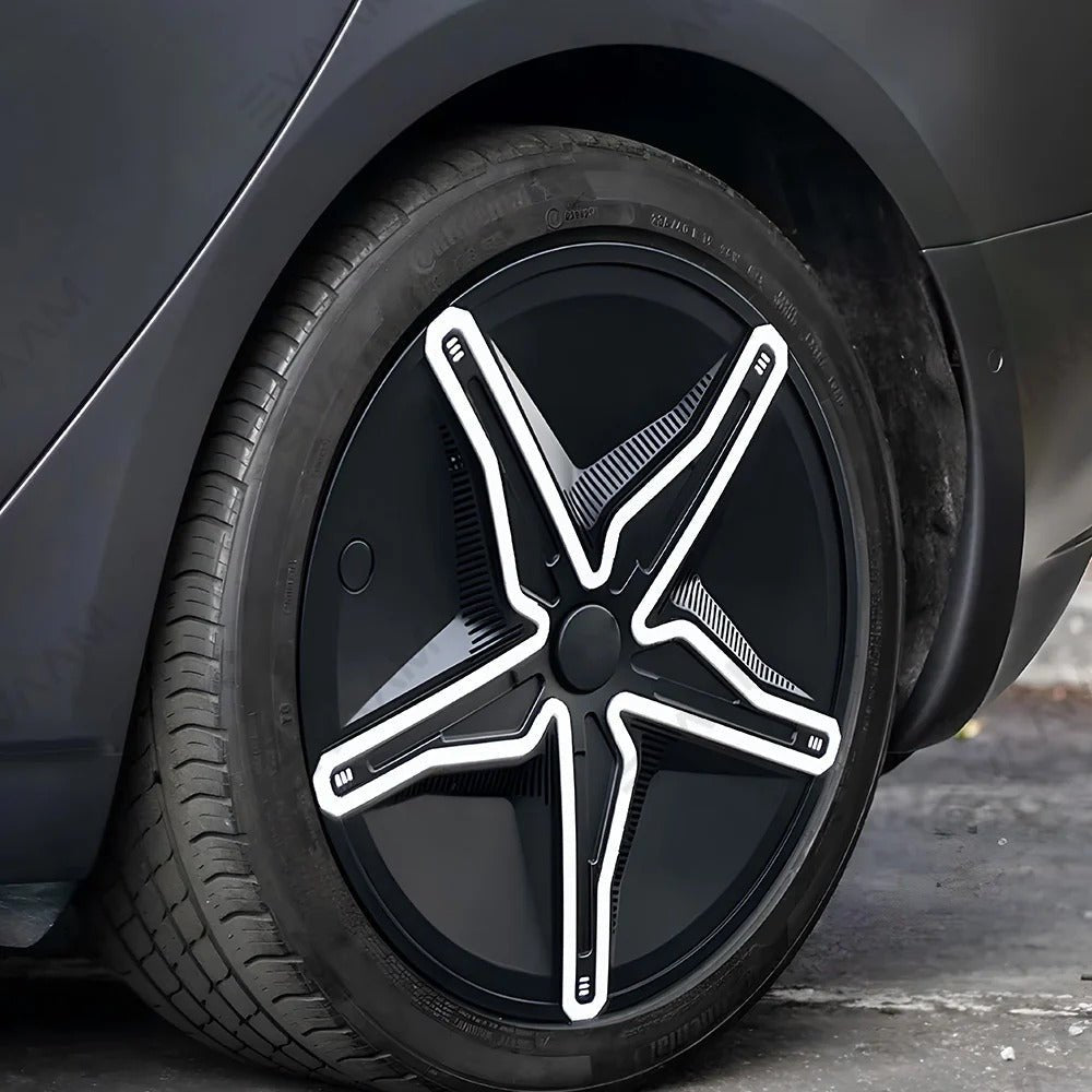 APTESL 18″ 19″ Starfish Style Hubcap for Tesla Model 3/Y (4PCS)