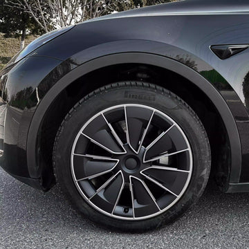 APTESL 19″ Gemini Wheel Hubcap for Tesla Model Y (4PCS)