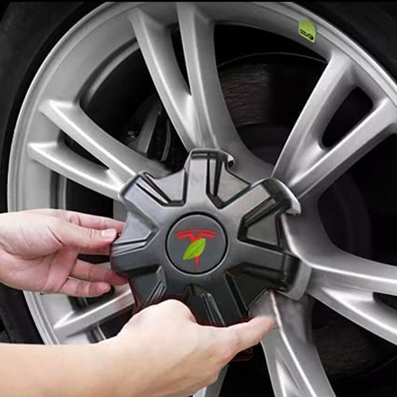 APTESL 19″ Wheel Center Caps for Tesla Model Y