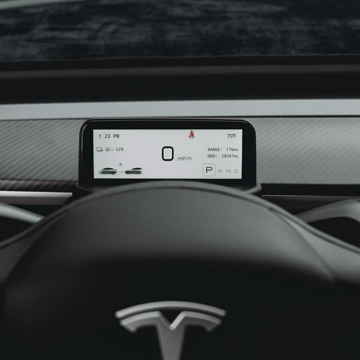 APTESL 4.6'' Mini Display Screen for Tesla Model 3 / Y