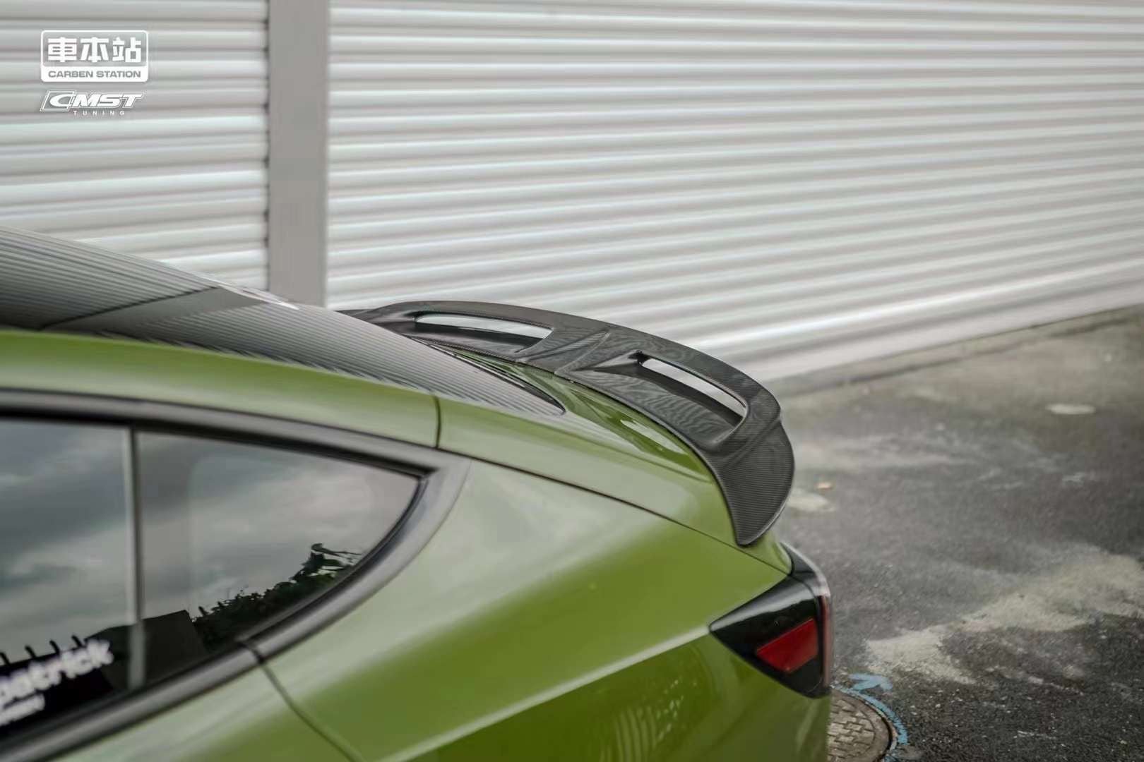 APTESL Carbon Fiber Rear Spoiler Ver.4 for Tesla Model 3