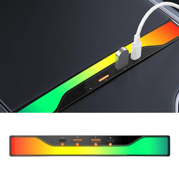 APTESL Center Console USB Hub with Ambient Lighting for Model 3/Y