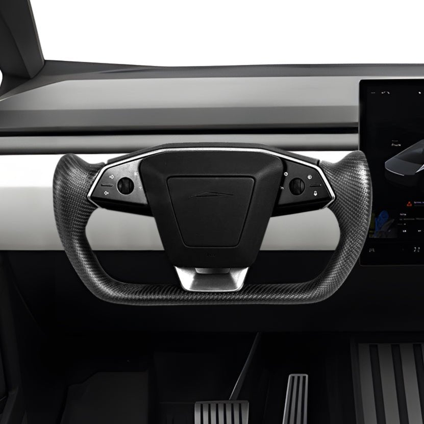 APTESL Cybertruck Carbon Fiber Yoke Steering Wheel