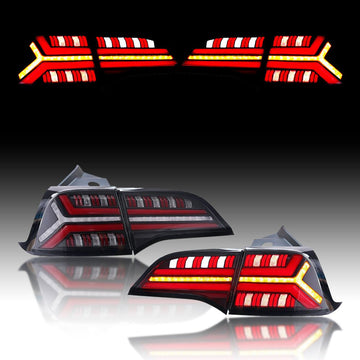 APTESL Fish Bone Tail Light for Model 3/Y