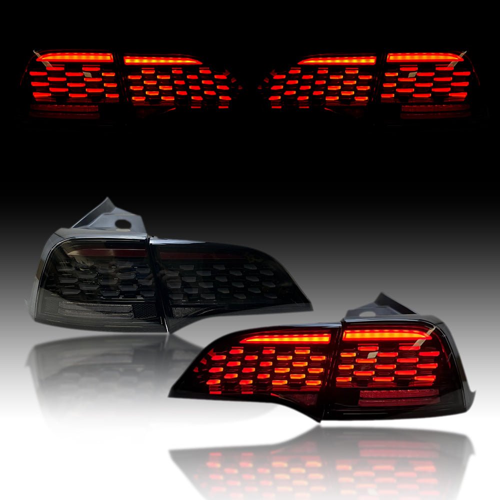 APTESL LED Tail Light for Model 3/Y - Flowing Turn Signal Upgrade