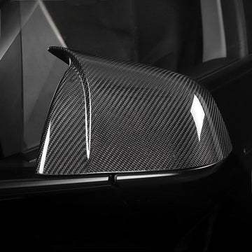 APTESL Mirror Caps for Model Y / 3 ( Sporty Style ) - Carbon Fiber Exterior Mods