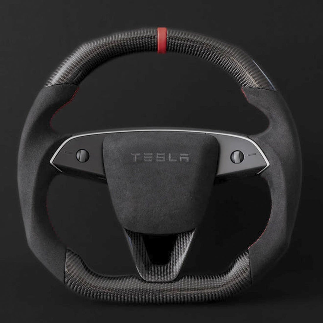 APTESL Model 3 Highland & Model Y Juniper Sport Carbon Fiber Steering Wheel