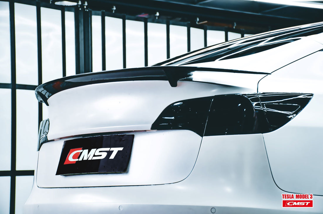 APTESL Tesla Model 3 Carbon Fiber Rear Spoiler Ver.3