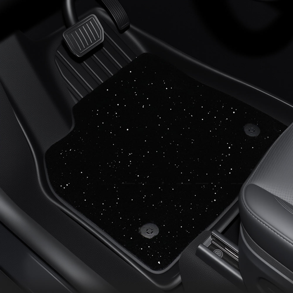 Tesla Y Black Shiny Double Floor Mat