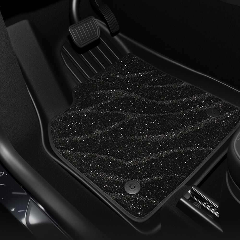 Tesla Y Black Shiny Double Floor Mat