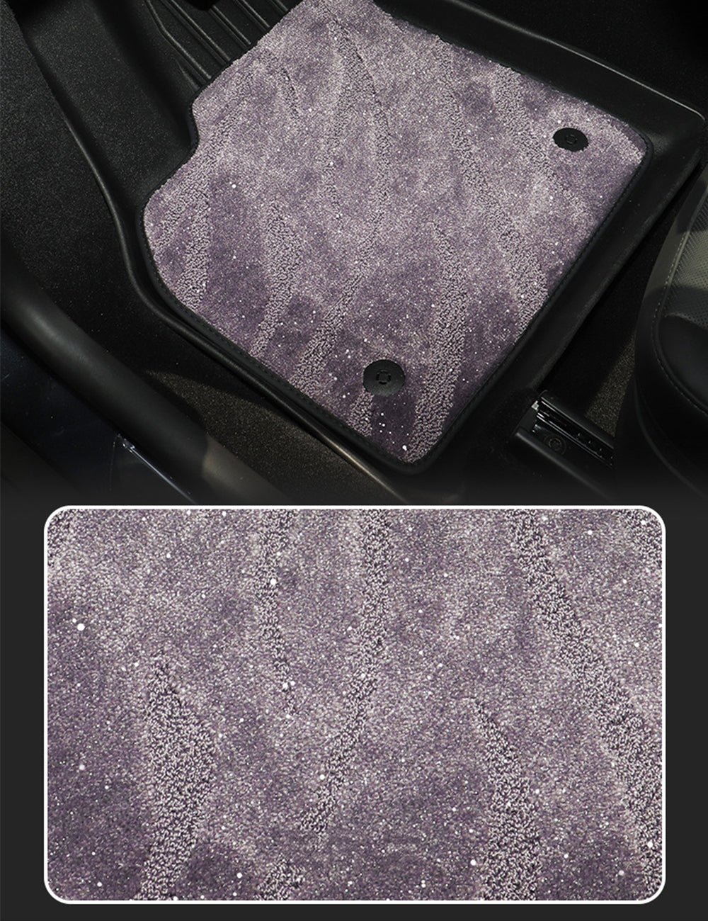 Tesla Y Rose Pink Double Floor Mat