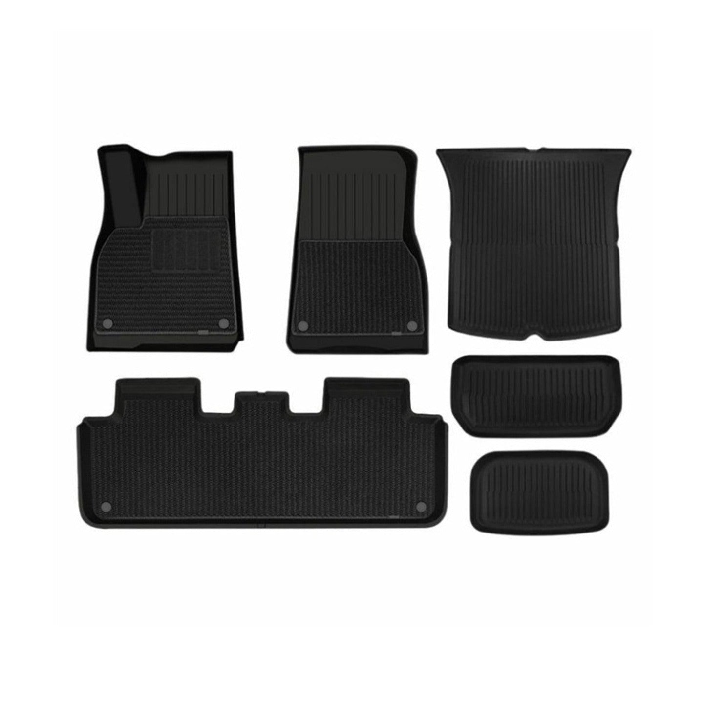 APTESL TPE+Menes Double Layer Floor Mats for Tesla Model 3 & Model Y