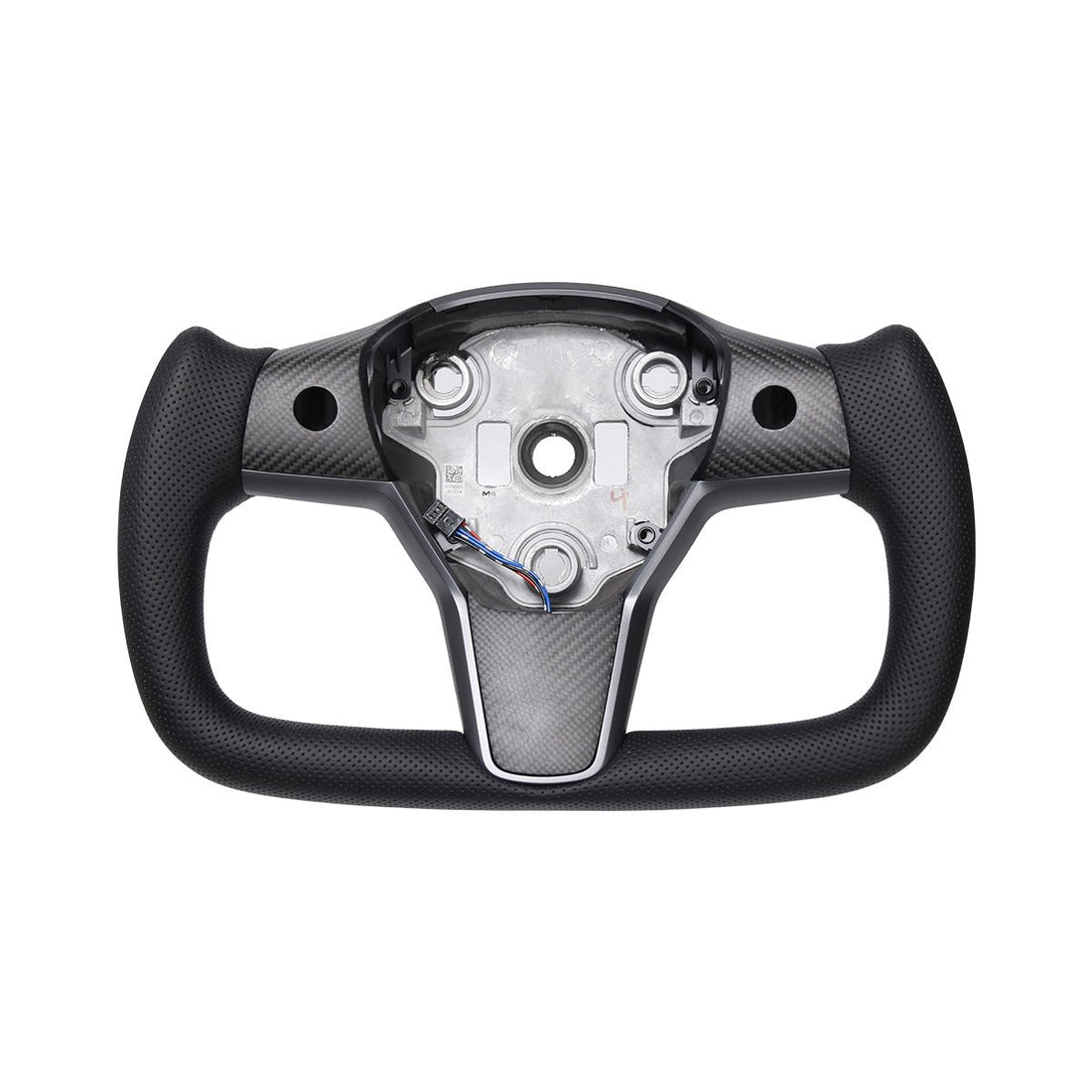 APTESL Perforated Leather Yoke Steering Wheel for Tesla Model 3 / Y【Style 35】