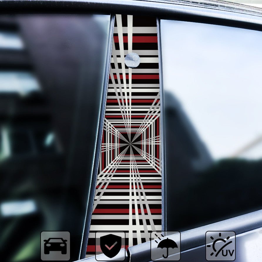 The Central Column PC Mirror Acrylic Decorative Patch for Tesla Model 3