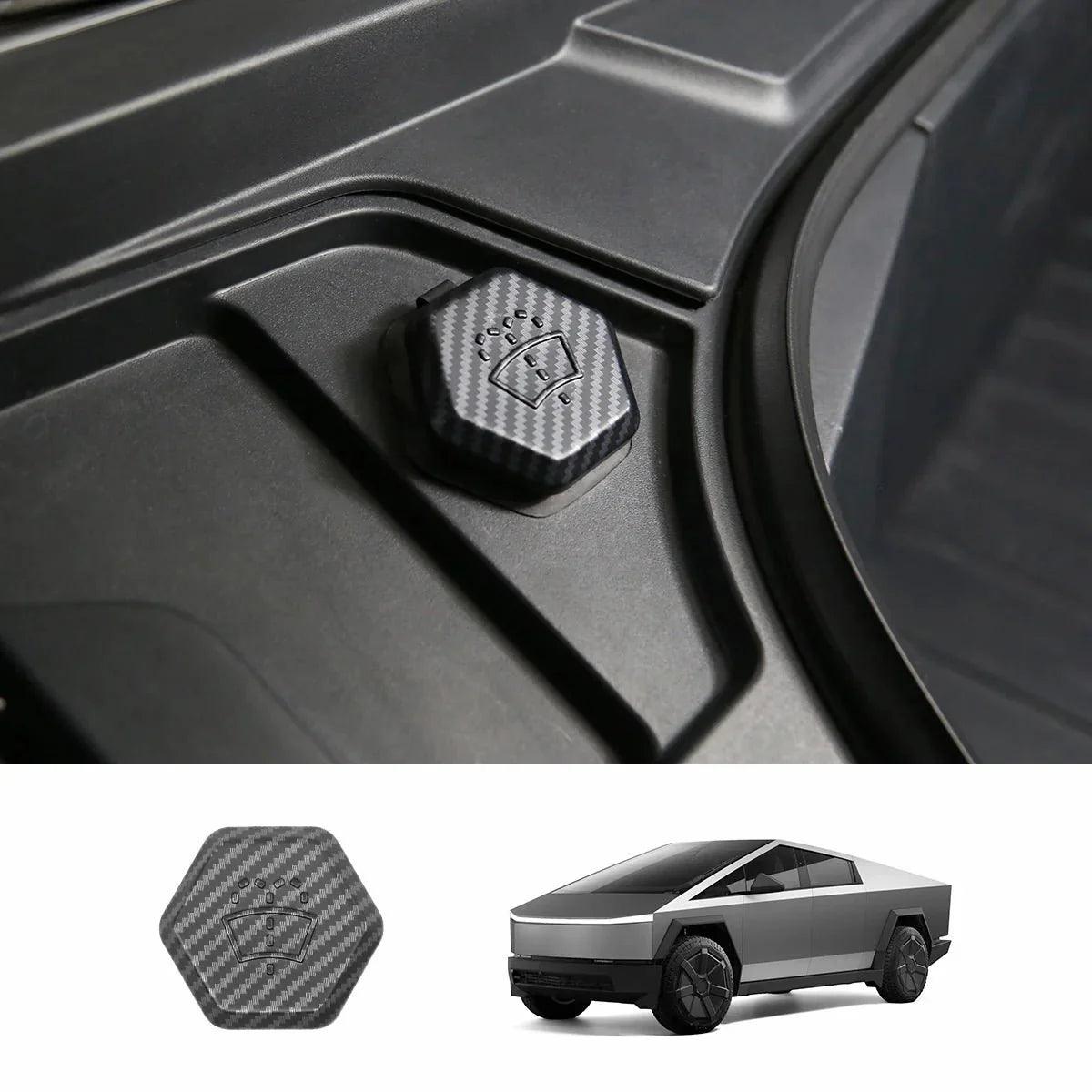 Windshield Washer Fluid Filler Cap Trim Cover for Cybertruck